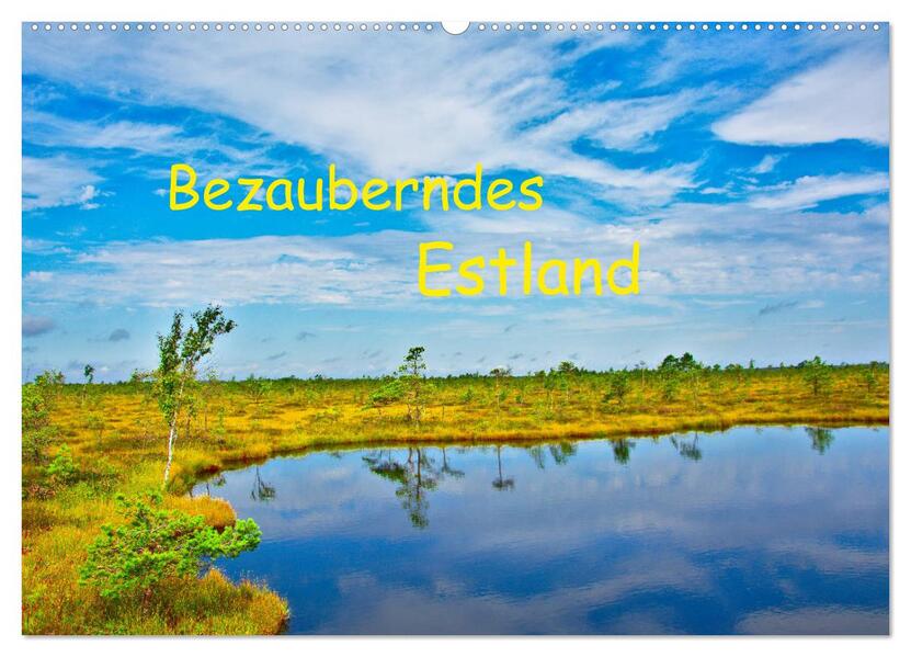 Bezauberndes Estland (Wandkalender 2026 DIN A2 quer) CALVENDO Monatskalender