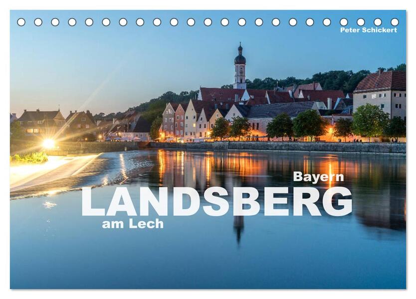 Landsberg am Lech (Tischkalender 2026 DIN A5 quer) CALVENDO Monatskalender