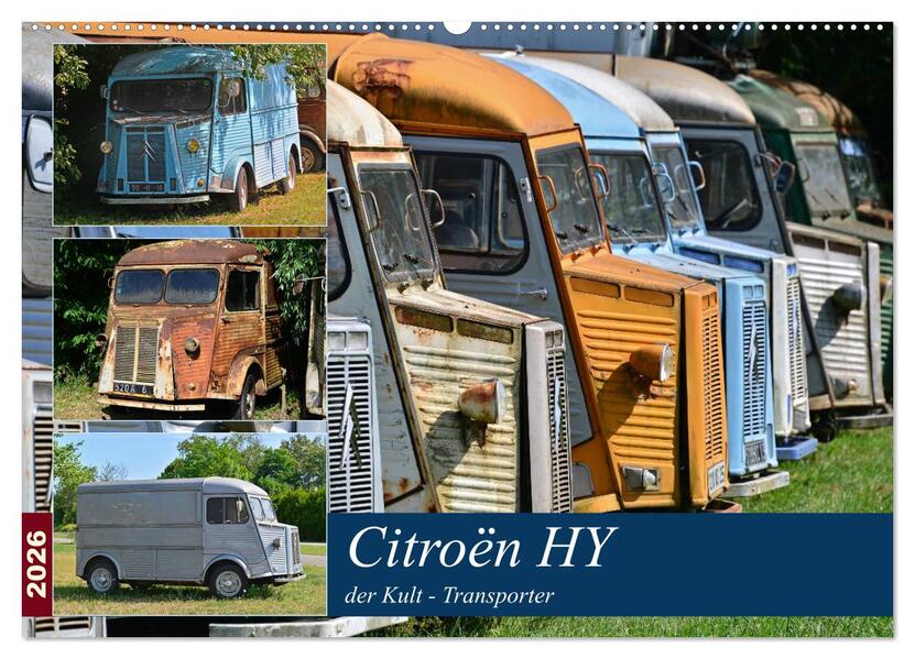 Citroën HY der Kult -Transporter (Wandkalender 2026 DIN A2 quer) CALVENDO Monatskalender