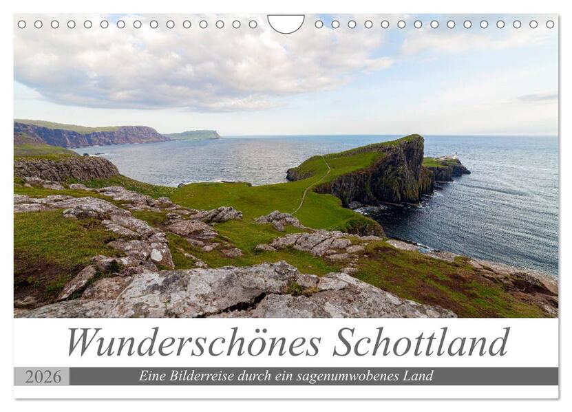 Wunderschönes Schottland - Bilderreise durch ein sagenumwobenes Land (Wandkalender 2026 DIN A4 quer) CALVENDO Monatskalender