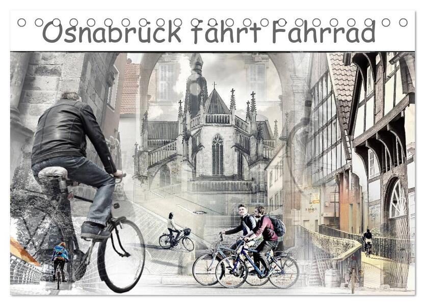 Osnabrück fährt Fahrrad (Tischkalender 2026 DIN A5 quer) CALVENDO Monatskalender