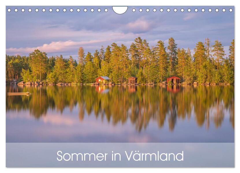 Schwedischer Sommer in Värmland (Wandkalender 2026 DIN A4 quer) CALVENDO Monatskalender