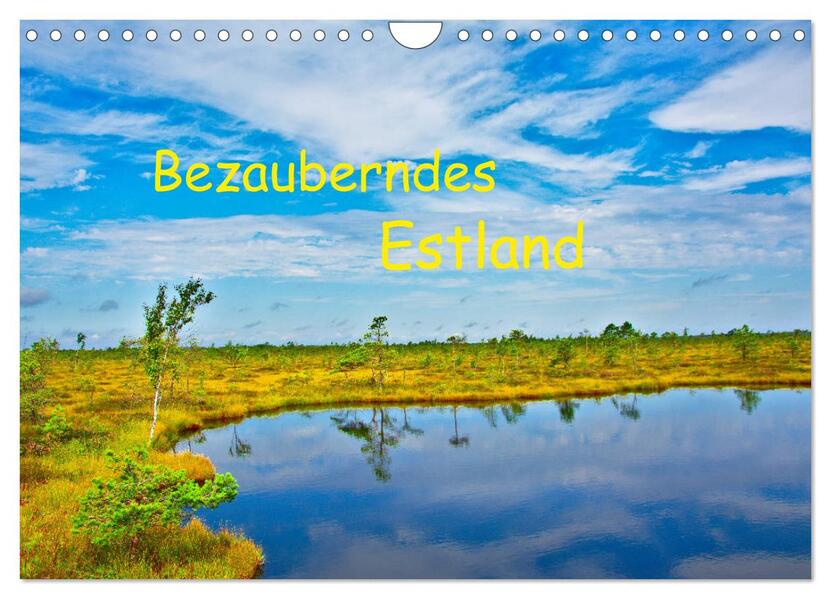 Bezauberndes Estland (Wandkalender 2026 DIN A4 quer) CALVENDO Monatskalender