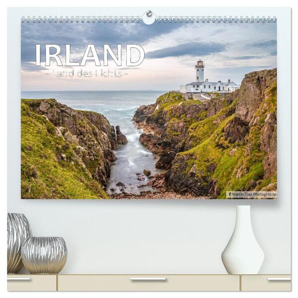 Irland Land des Lichts (hochwertiger Premium Wandkalender 2026 DIN A2 quer) Kunstdruck in Hochglanz