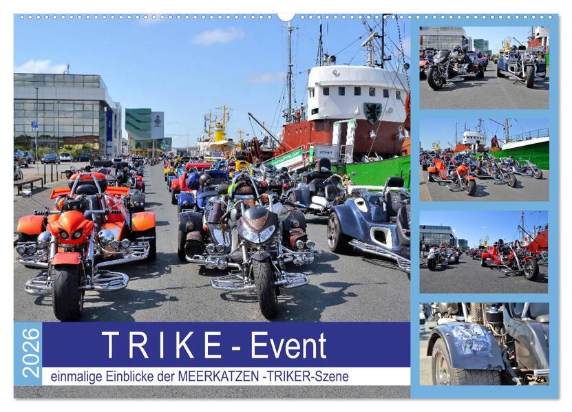 T R I K E - Event (Wandkalender 2026 DIN A2 quer) CALVENDO Monatskalender
