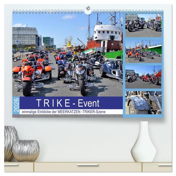 T R I K E - Event (hochwertiger Premium Wandkalender 2026 DIN A2 quer) Kunstdruck in Hochglanz