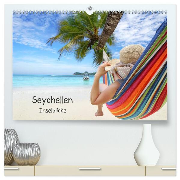 Seychellen Inselblicke (hochwertiger Premium Wandkalender 2026 DIN A2 quer) Kunstdruck in Hochglanz