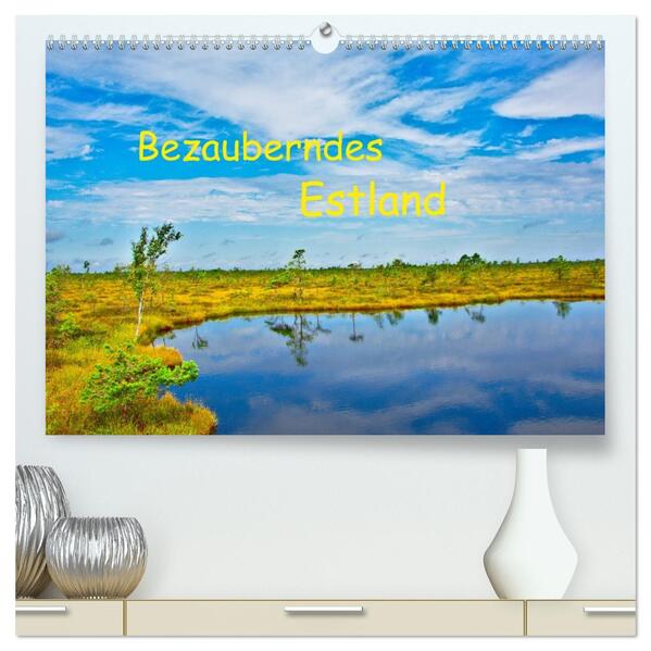 Bezauberndes Estland (hochwertiger Premium Wandkalender 2026 DIN A2 quer) Kunstdruck in Hochglanz