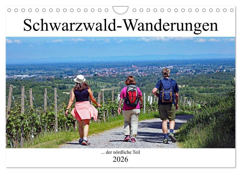 Schwarzwald-Wanderungen (Wandkalender 2026 DIN A4 quer) CALVENDO Monatskalender