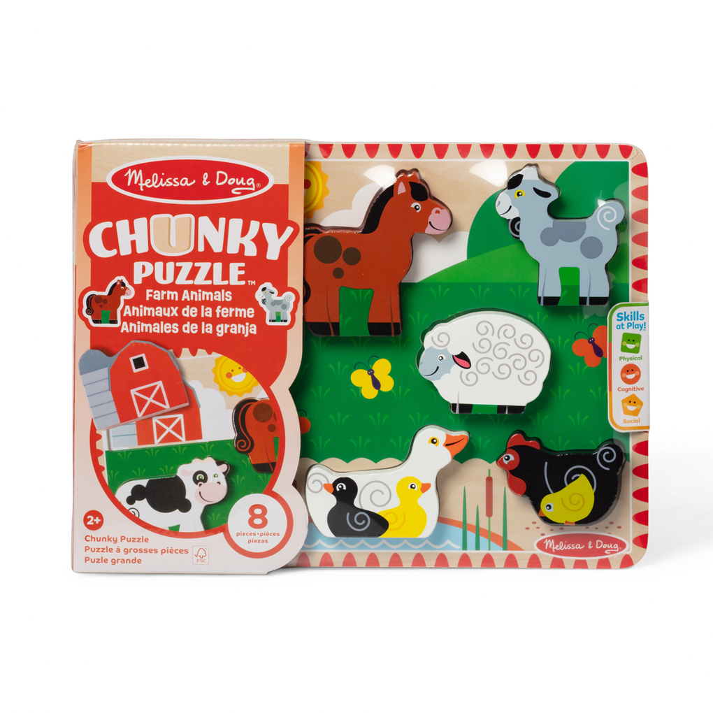 MPZ Bauernhof Spieltiere Puzzle