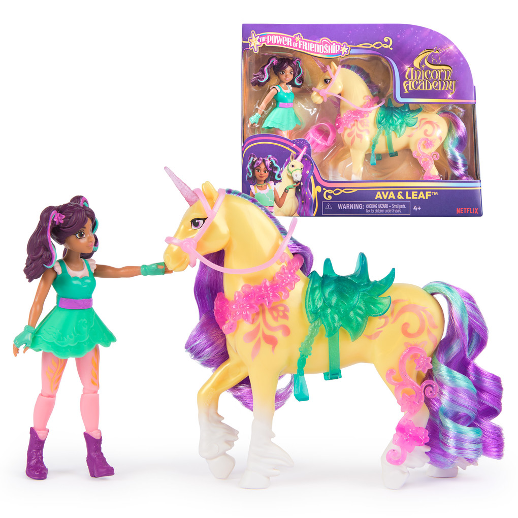 UCA Small Doll & Unicorn Ava & Leaf