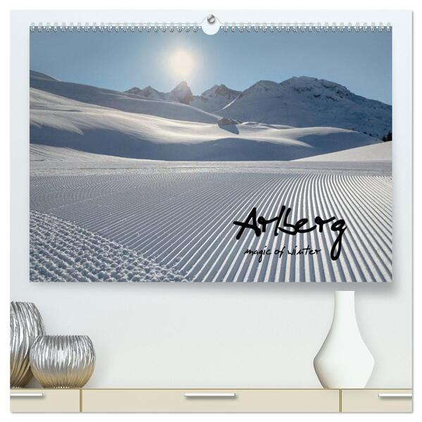 Arlberg - magic of winter (hochwertiger Premium Wandkalender 2026 DIN A2 quer) Kunstdruck in Hochglanz