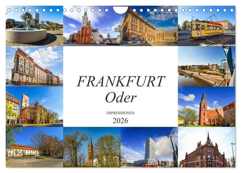 Frankfurt Oder Impressionen (Wandkalender 2026 DIN A4 quer) CALVENDO Monatskalender