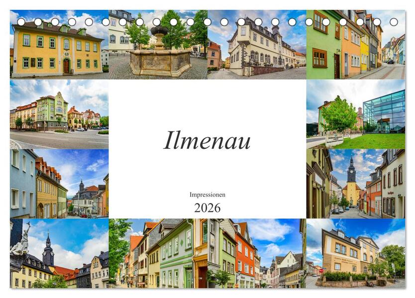 Ilmenau Impressionen (Tischkalender 2026 DIN A5 quer) CALVENDO Monatskalender