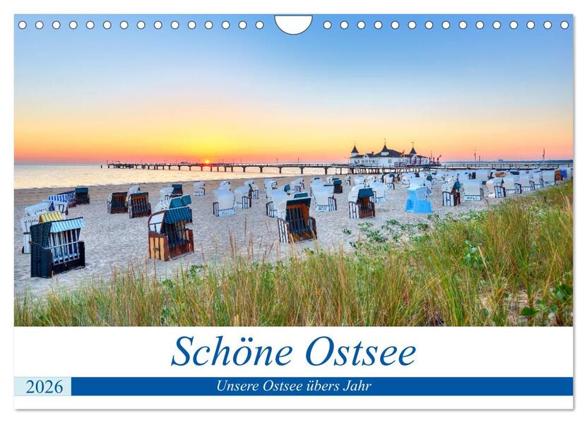 Schöne Ostsee - Impressionen übers Jahr (Wandkalender 2026 DIN A4 quer) CALVENDO Monatskalender