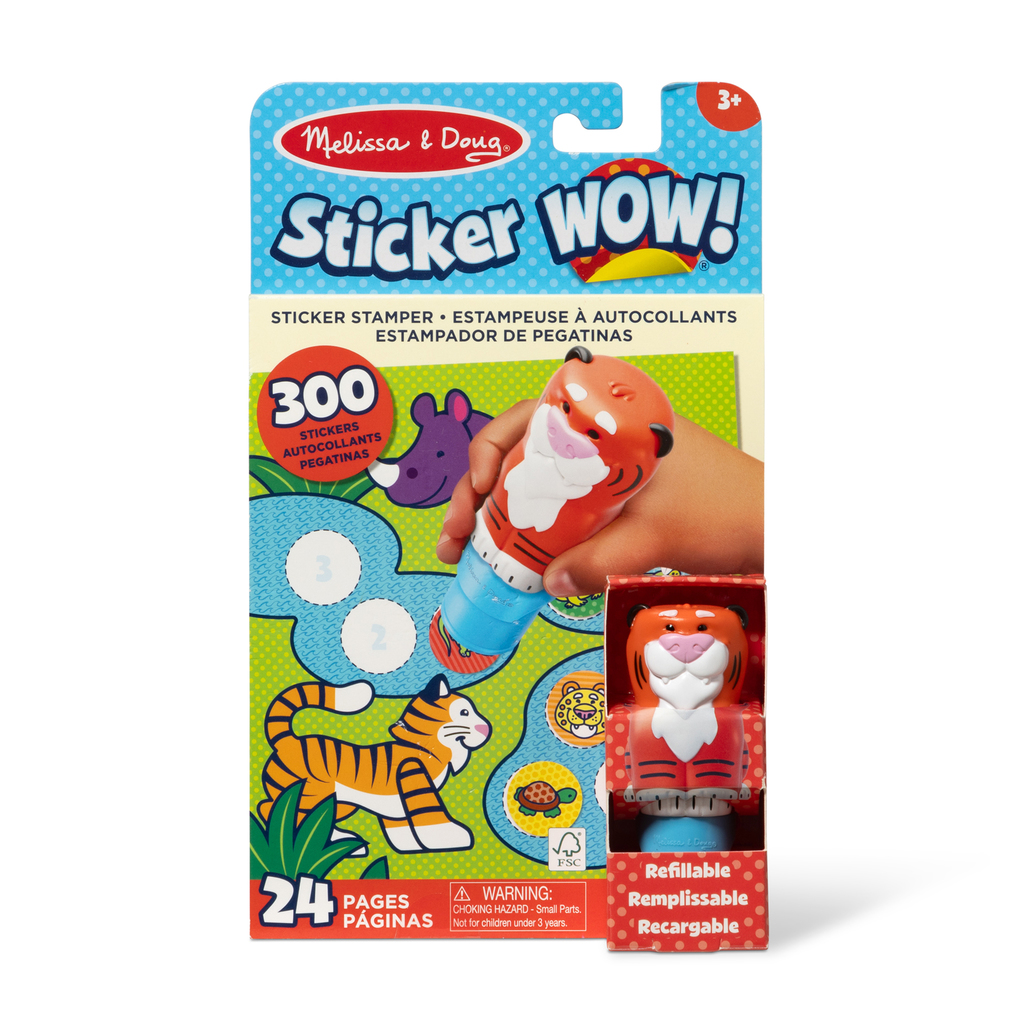 MAC Sticker Wow Tiger Sticker Stempelset