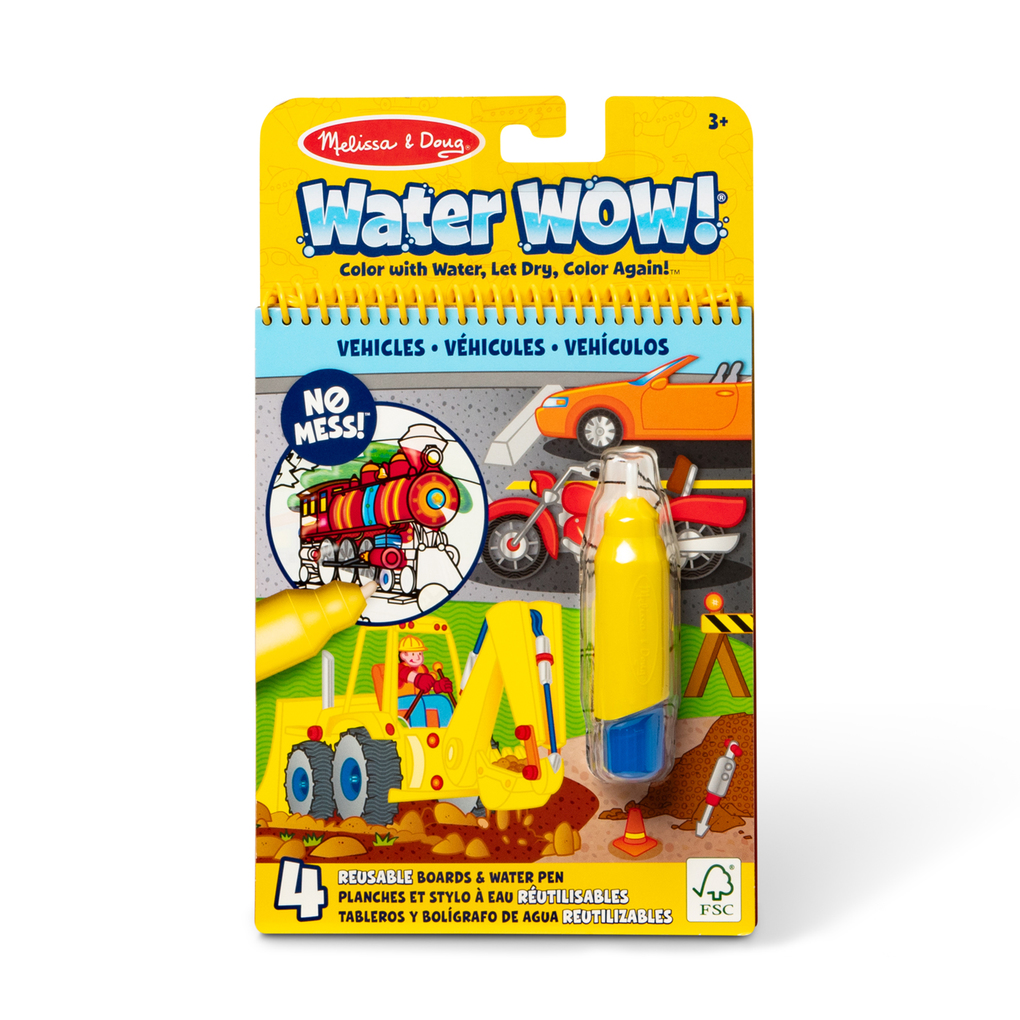 MAC Water Wow Wassermalbuch Fahrzeuge