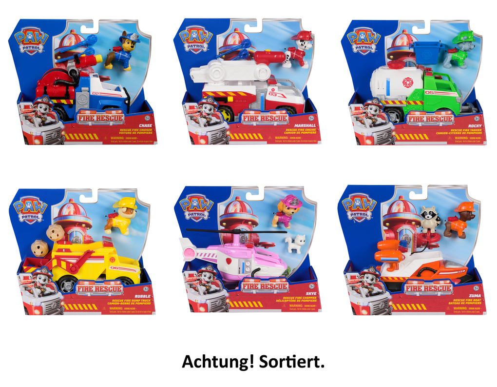 PAW Fire Rescue - Themed Vehicles