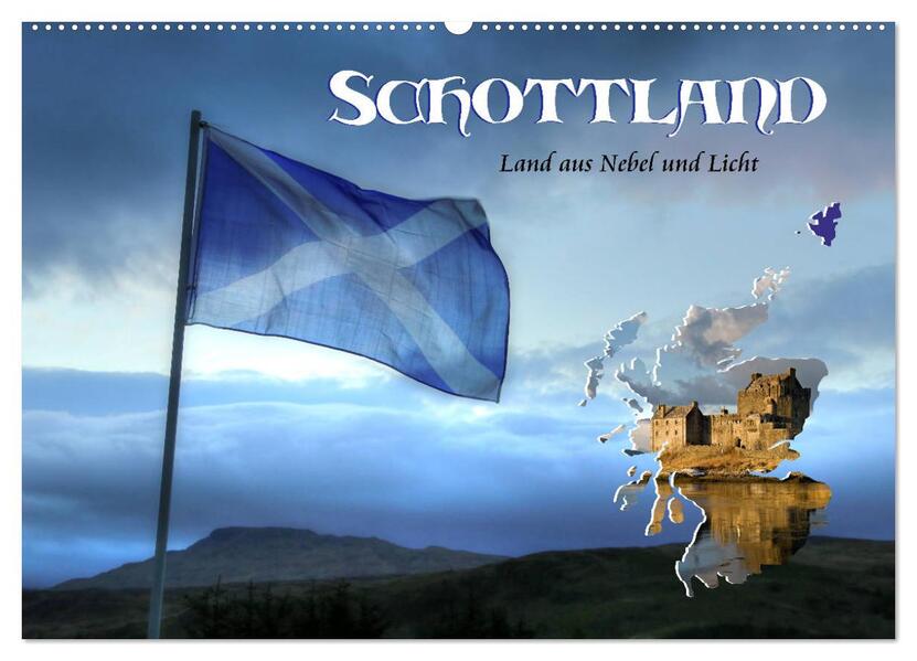 Schottland - Land aus Nebel und Licht (Wandkalender 2026 DIN A2 quer) CALVENDO Monatskalender
