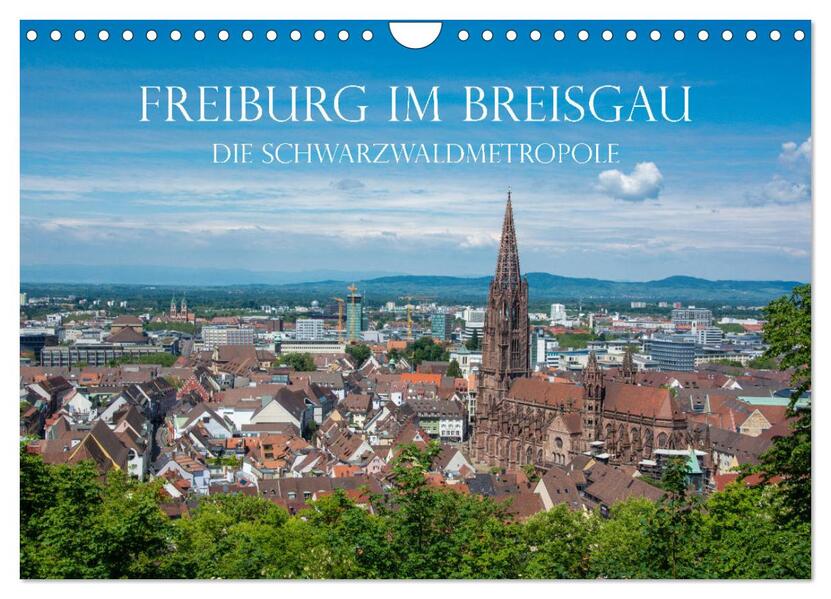 Freiburg im Breisgau - Die Schwarzwaldmetropole (Wandkalender 2026 DIN A4 quer) CALVENDO Monatskalender