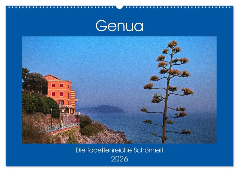 Genua - Die facettenreiche Schönheit (Wandkalender 2026 DIN A2 quer) CALVENDO Monatskalender
