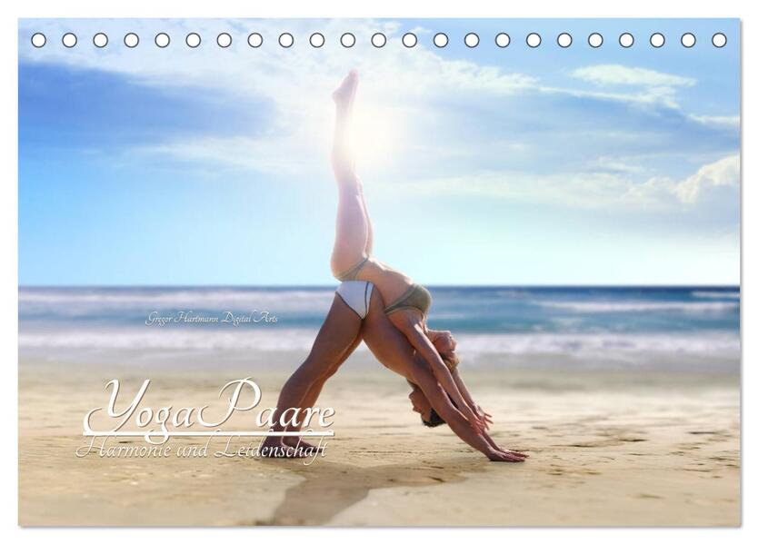 YogaPaare (Tischkalender 2026 DIN A5 quer) CALVENDO Monatskalender