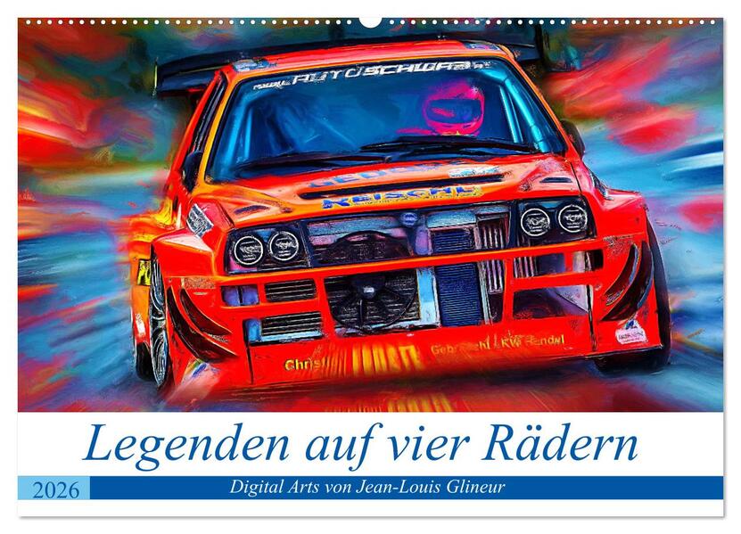 Legenden auf vier Rädern (Wandkalender 2026 DIN A2 quer) CALVENDO Monatskalender