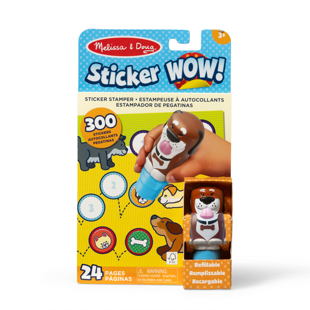 MAC Sticker Wow Hund Sticker Stempelset