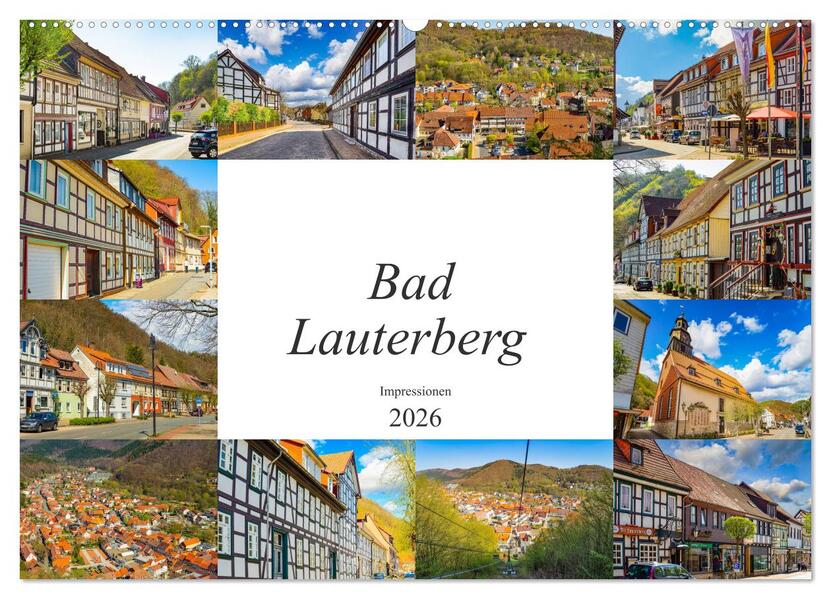 Bad Lauterberg Impressionen (Wandkalender 2026 DIN A2 quer) CALVENDO Monatskalender