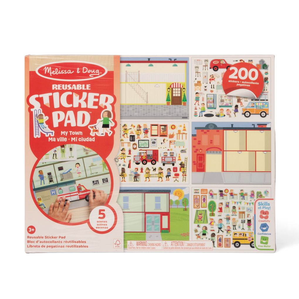 MAC Wiederverwendbares Stickerbuch Stadt