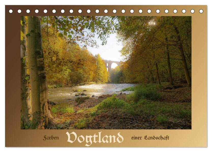 Vogtland - Farben einer Landschaft (Tischkalender 2026 DIN A5 quer) CALVENDO Monatskalender
