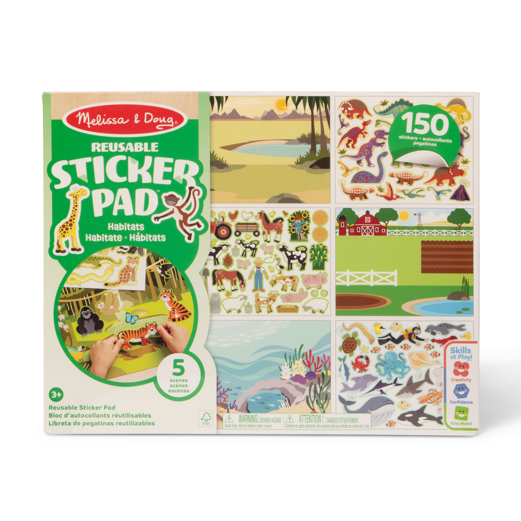 MAC Wiederverwendbares Stickerbuch Leben