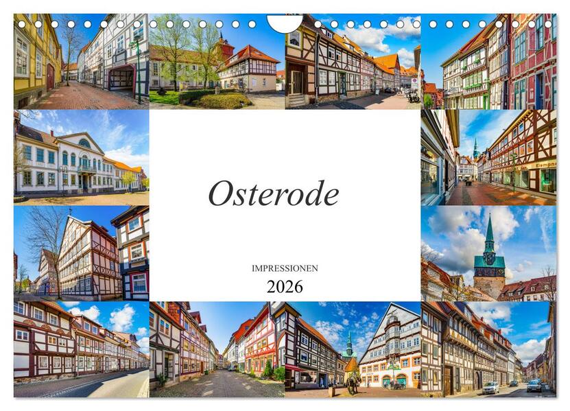 Osterode Impressionen (Wandkalender 2026 DIN A4 quer) CALVENDO Monatskalender