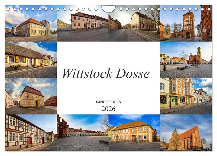 Wittstock Dosse Impressionen (Wandkalender 2026 DIN A4 quer) CALVENDO Monatskalender