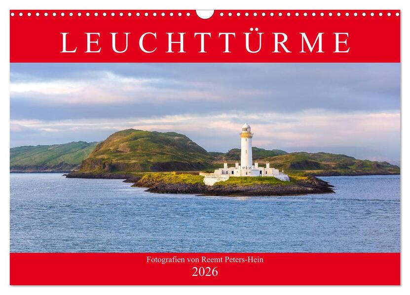 Leuchttürme des Nordens (Wandkalender 2026 DIN A3 quer) CALVENDO Monatskalender
