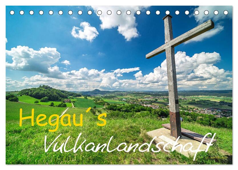 Hegaus Vulkanlandschaft (Tischkalender 2026 DIN A5 quer) CALVENDO Monatskalender