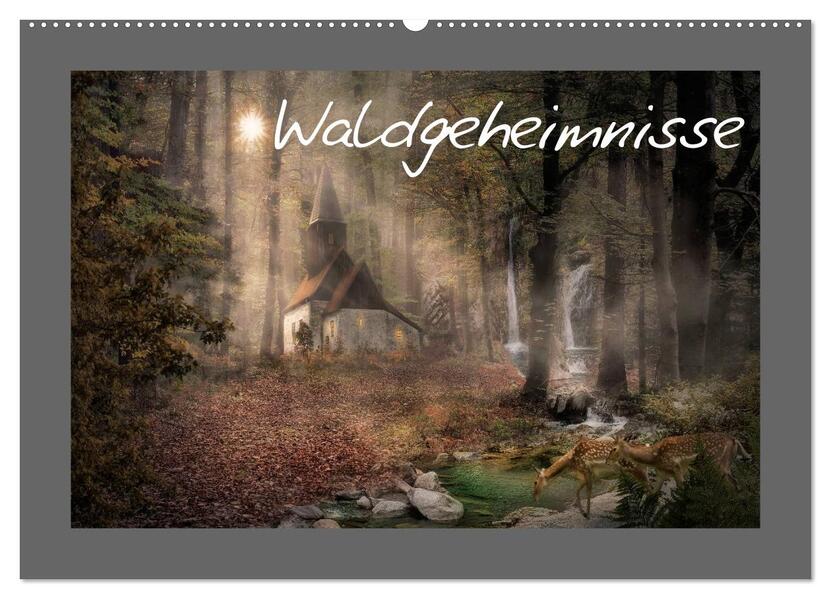 Waldgeheimnisse (Wandkalender 2026 DIN A2 quer) CALVENDO Monatskalender