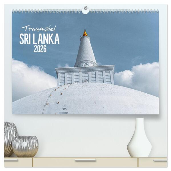 Traumziel Sri Lanka (hochwertiger Premium Wandkalender 2026 DIN A2 quer) Kunstdruck in Hochglanz