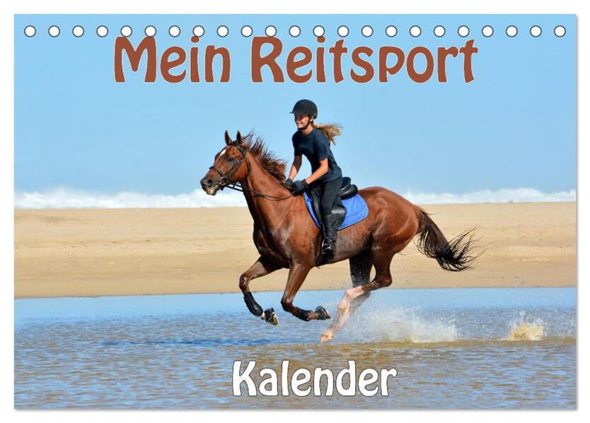 Mein Reitsport Kalender (Tischkalender 2026 DIN A5 quer) CALVENDO Monatskalender