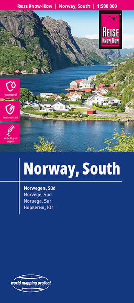 Reise Know-How Landkarte Norwegen Süd / Norway South (1:500.000)