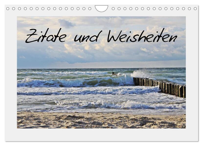 Zitate und Weisheiten (Wandkalender 2026 DIN A4 quer) CALVENDO Monatskalender