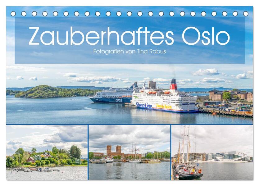 Zauberhaftes Oslo (Tischkalender 2026 DIN A5 quer) CALVENDO Monatskalender