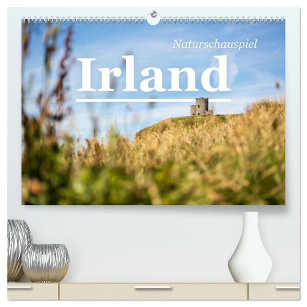 Naturschauspiel Irland (hochwertiger Premium Wandkalender 2026 DIN A2 quer) Kunstdruck in Hochglanz