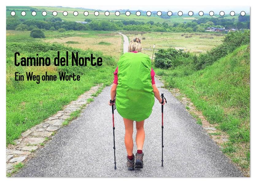Camino del Norte - Ein Weg ohne Worte (Tischkalender 2026 DIN A5 quer) CALVENDO Monatskalender