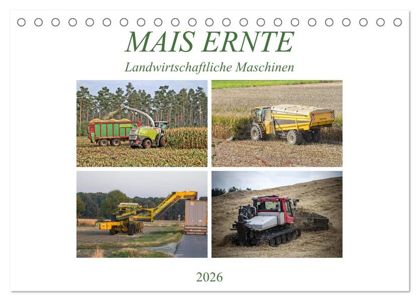 MAIS ERNTE (Tischkalender 2026 DIN A5 quer) CALVENDO Monatskalender