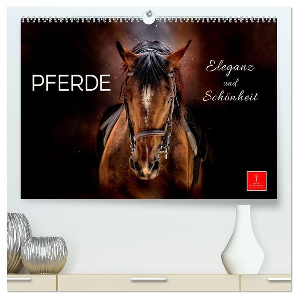 Eleganz und Schönheit - Pferde (hochwertiger Premium Wandkalender 2026 DIN A2 quer) Kunstdruck in Hochglanz