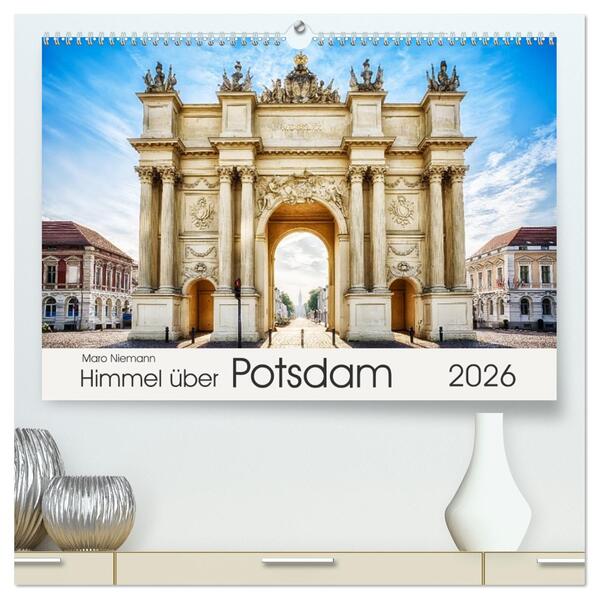 Himmel über Potsdam (hochwertiger Premium Wandkalender 2026 DIN A2 quer) Kunstdruck in Hochglanz