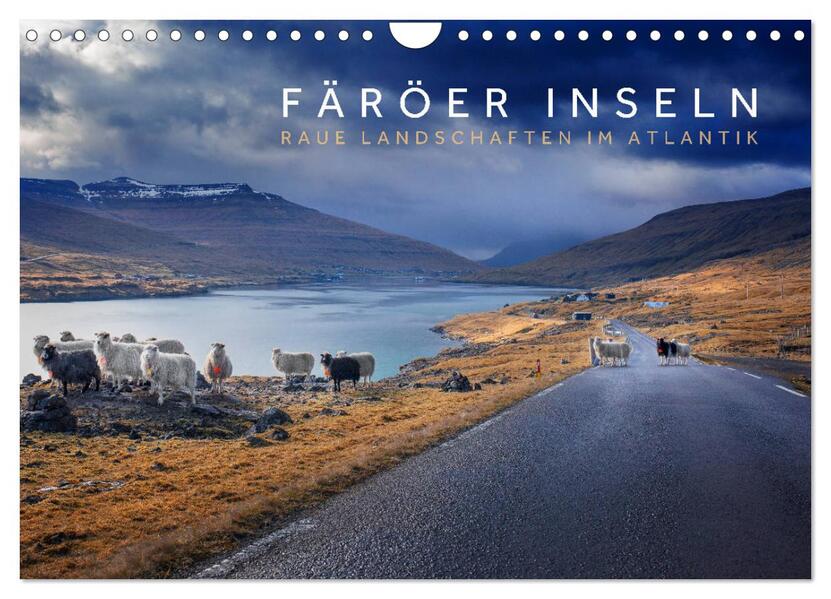 Färöer Inseln - Raue Landschaften im Atlantik (Wandkalender 2026 DIN A4 quer) CALVENDO Monatskalender