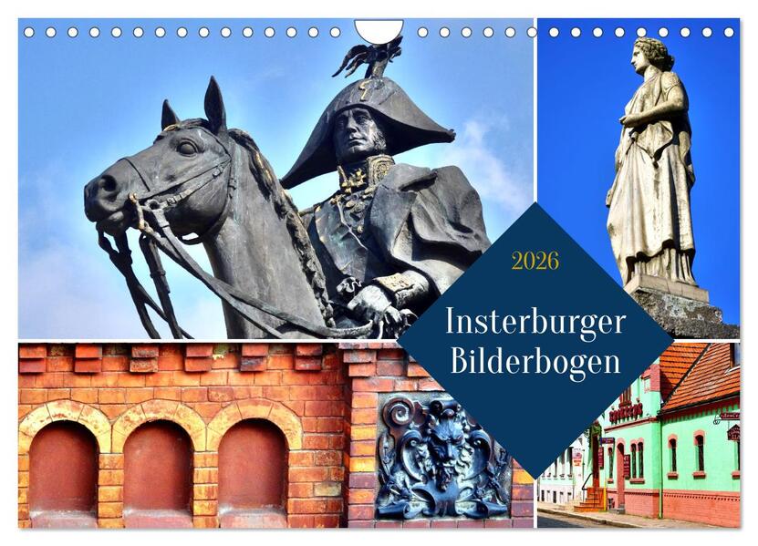 Insterburger Bilderbogen (Wandkalender 2026 DIN A4 quer) CALVENDO Monatskalender
