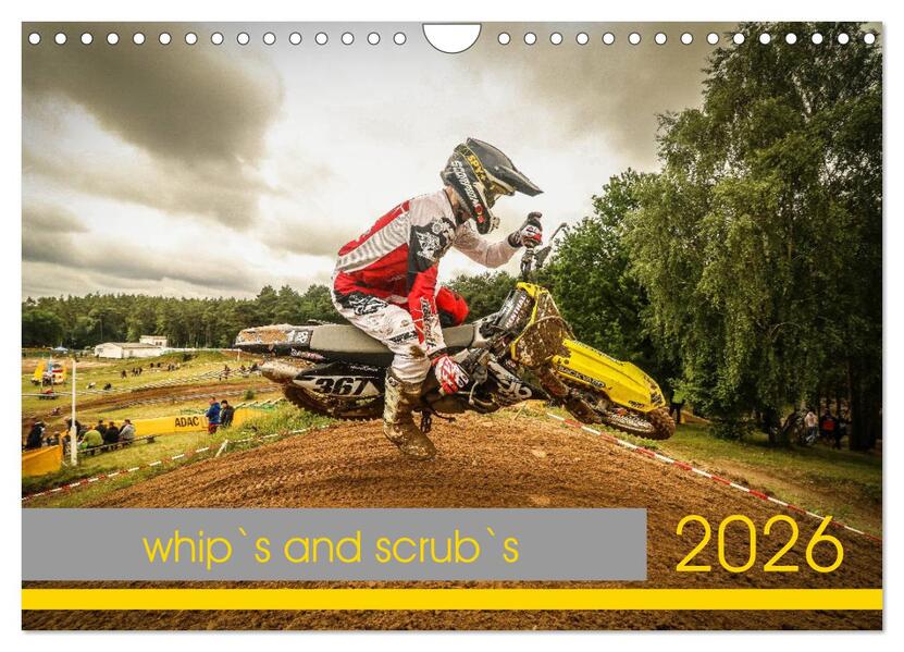 whip`s and scrub`s (Wandkalender 2026 DIN A4 quer) CALVENDO Monatskalender